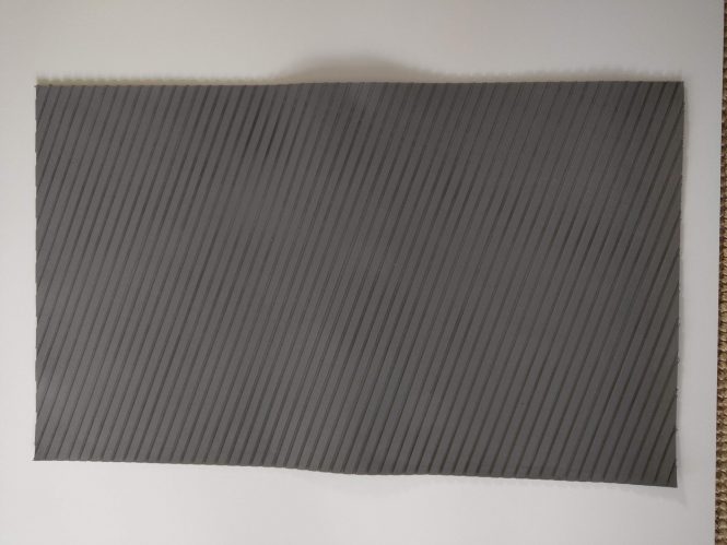 EVA PAD - DECK GRIP - Streifen Struktur - Grau 54 x 84 cm 